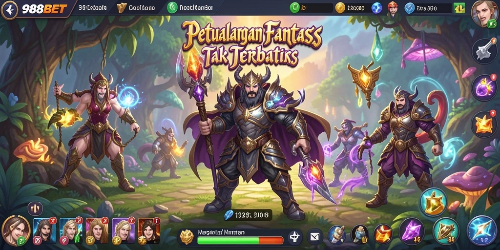 Tampilan gameplay seru dalam 988BET dengan grafis yang menawan.
