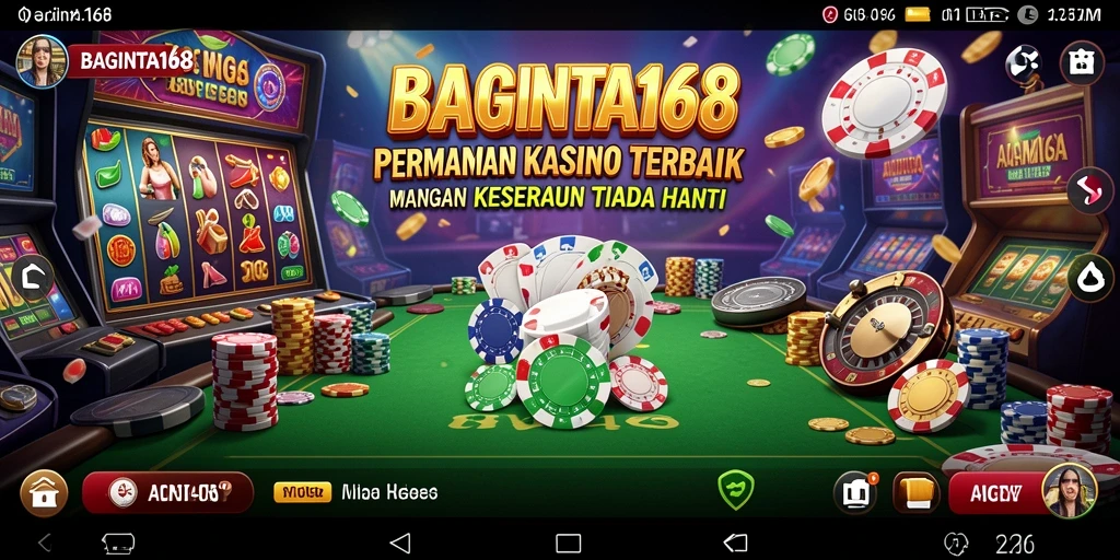 Tampilan menawan dari game Kasino BAGINTA168.