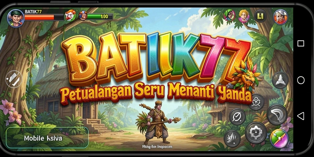 Tampilan menarik dari gameplay petualangan BATIK77.