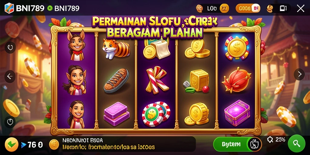 Tampilan menarik dari gameplay Slot BNI789 yang mengasyikkan.
