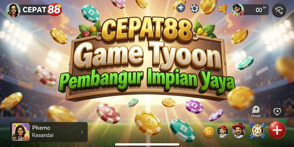 Screenshot gameplay CEPAT88 yang menunjukkan pembangunan bisnis yang mengasyikkan.