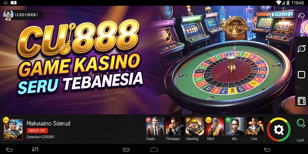 Tampilan gameplay CU888 yang menarik dan mendebarkan.