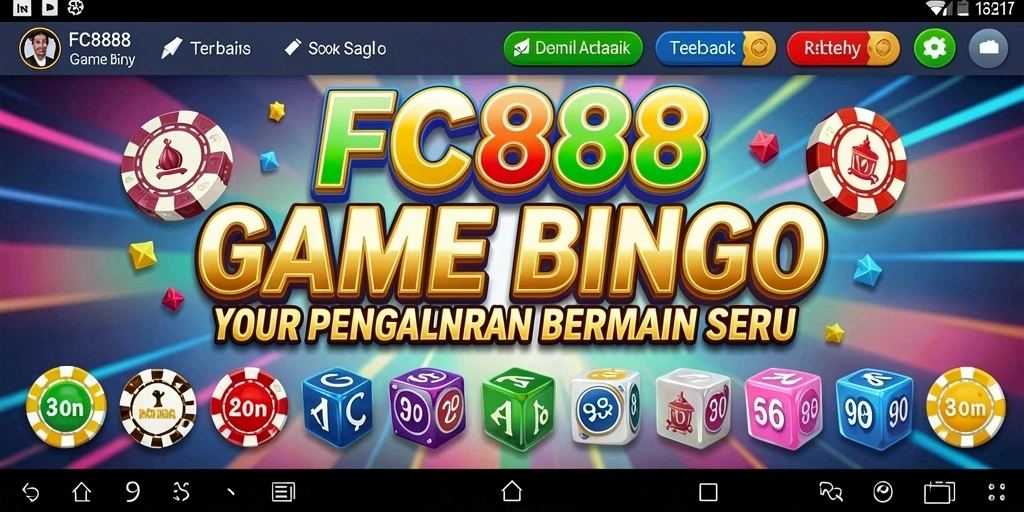 Tampilan gameplay menarik dari FC888 yang menampilkan keseruan permainan Bingo.