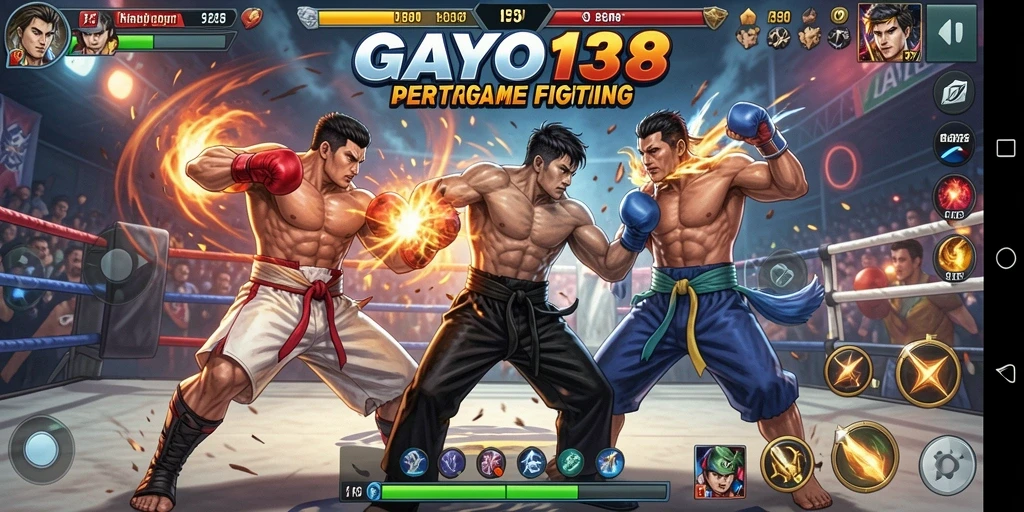Gameplay seru dalam GAYO138 dengan pertarungan yang mendebarkan.