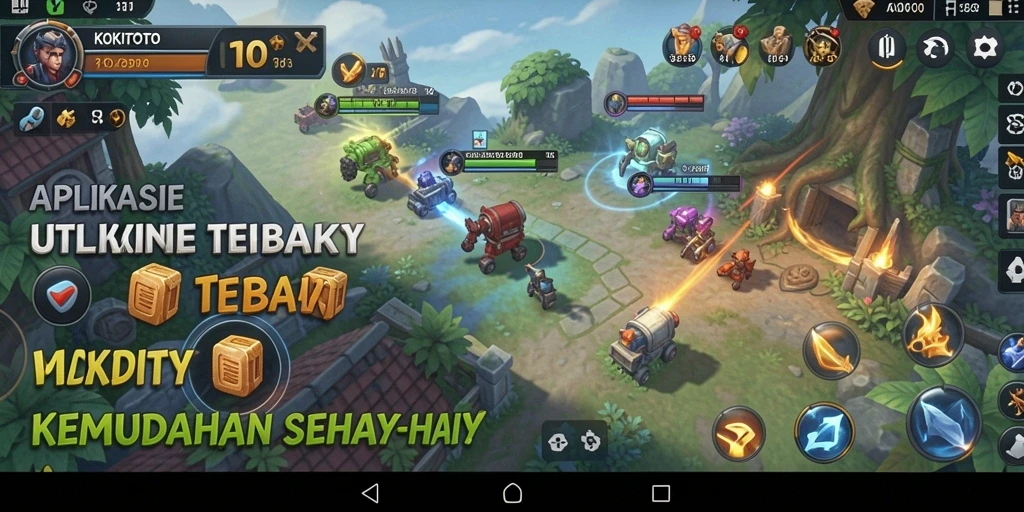 Screenshot utama KOKITOTO menampilkan antarmuka aplikasi Utility yang menarik.