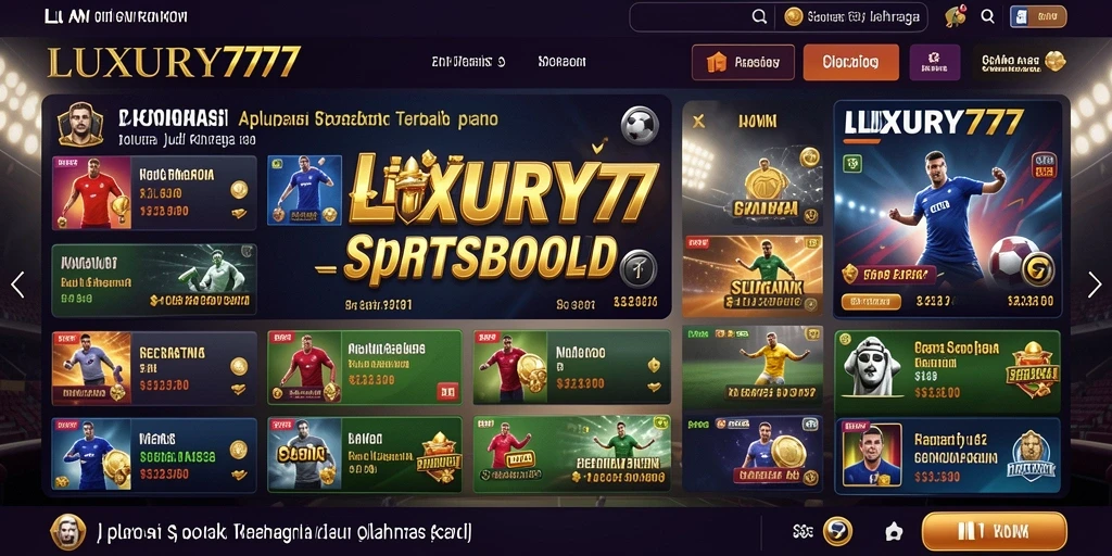 Tampilan gameplay LUXURY777 yang menarik dan interaktif.