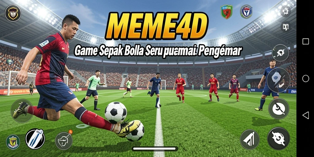 Screenshot gameplay dari MEME4D yang mengesankan.
