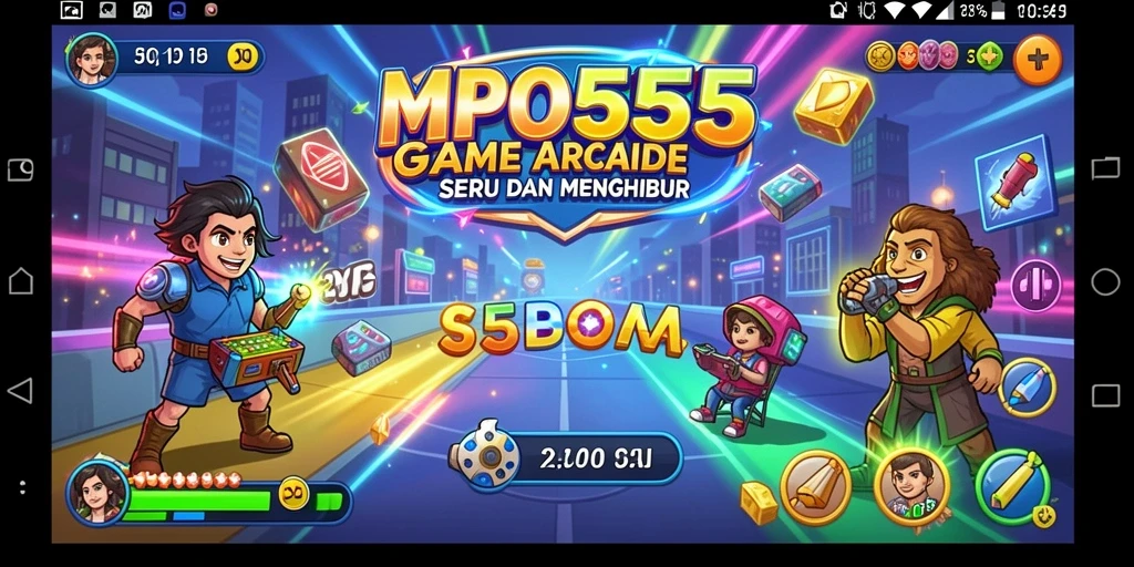 Screenshot MPO555 menampilkan gameplay seru dengan grafis yang menawan.