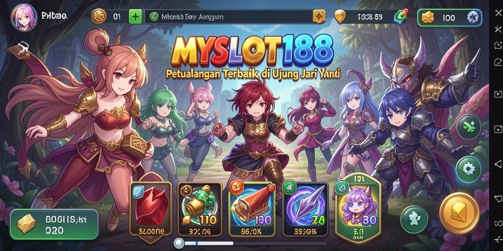 Screenshot MYSLOT188 menampilkan aksi seru di dunia Anime.