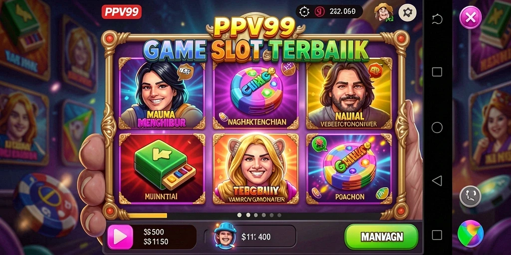 Gameplay seru PPV99 dengan berbagai pilihan slot.