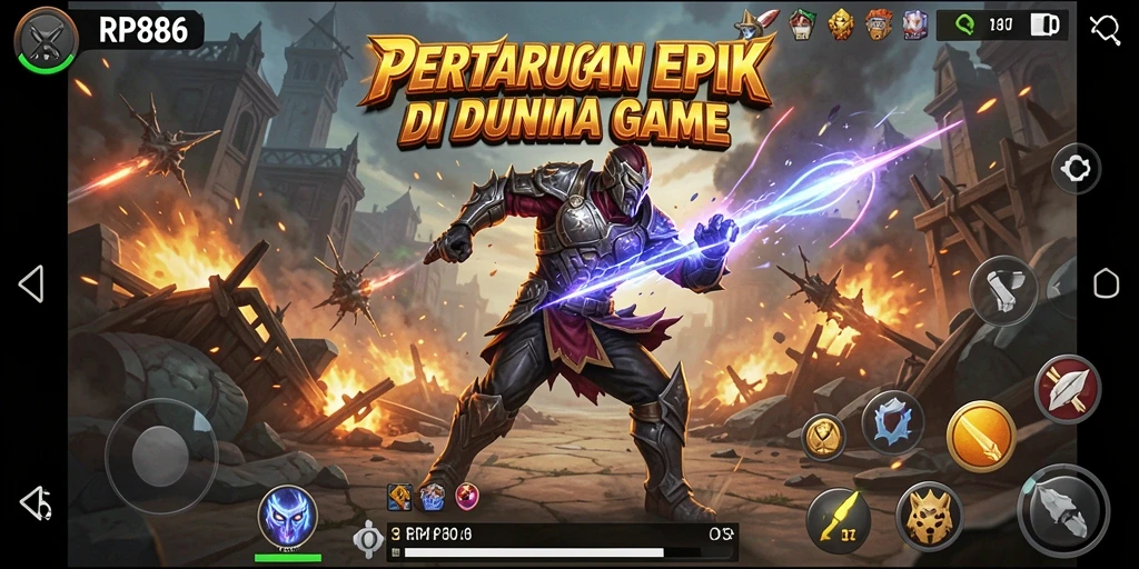 Tampilan menarik dengan aksi pertarungan yang mendebarkan di RP886.