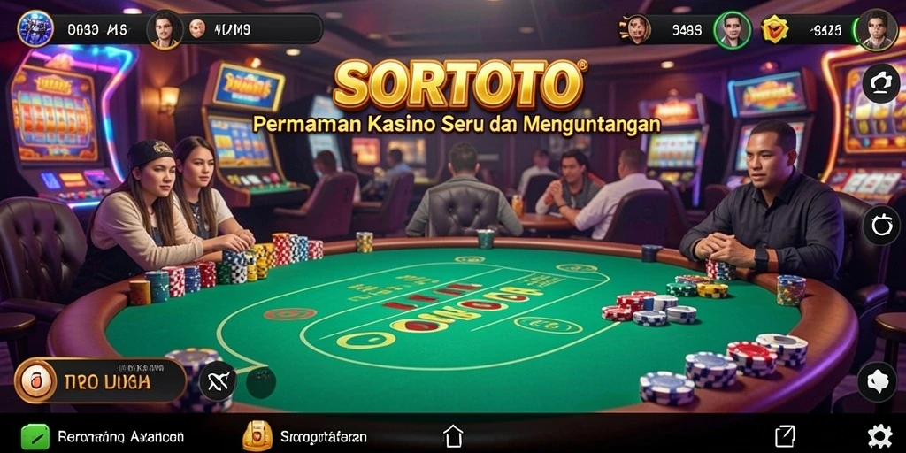Tampilan gameplay Kasino yang menarik dan mengasyikkan.